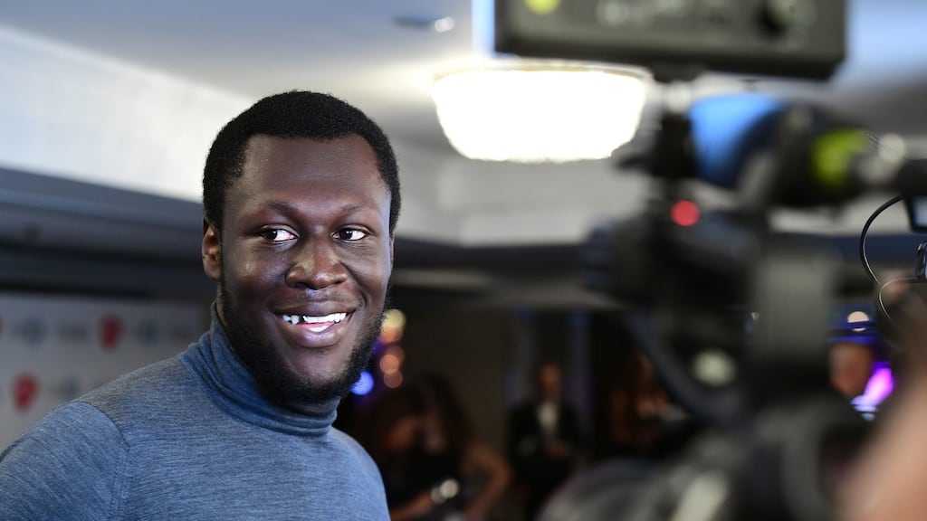 Stormzy during the 63rd annual Ivor Novello songwriting awards at Grosvenor House in London. Photograph: Ian West/PA Wire
