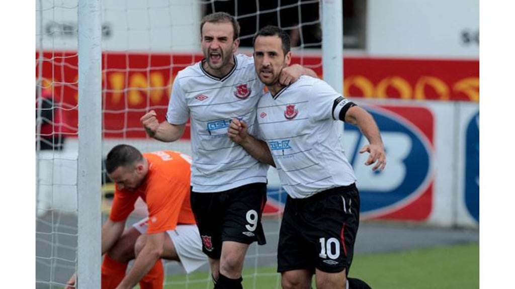 Neale Fenn (right) insists he acted properly and in good faith when requesting the termination of his contract with Dundalk last month. - (Photograph: Morgan Treacy/INPHO)