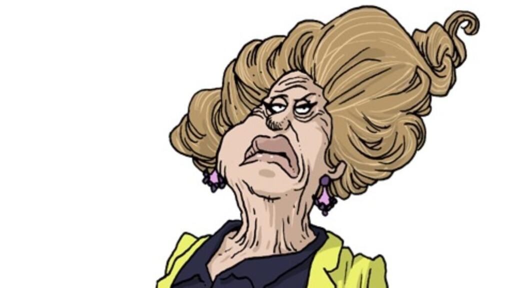 The old dear pulls the trigger and there’s a dull crack.