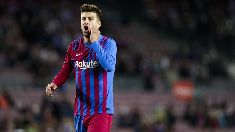 Gerard Piqué endeared himself to Barcelona supporters by taking a pay cut in the summer. Photograph: David S Bustamante/Soccrates/Getty Images