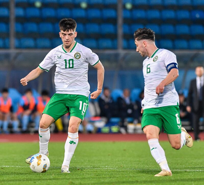 Ireland’s Andrew Moran. Photograph: Luca Sighinolfi/Inpho