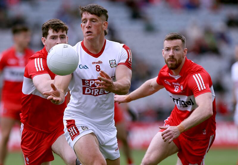 Cork's Colm O'Callaghan in action against Derry at Croke Park, Dublin, last July. Photograph: ©INPHO/John McVitty