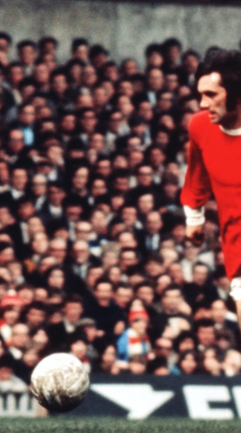 George Best in action for Manchester United in 1969. Photograph: Camera Press/SK Fraser