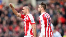 Jonathan Walters hat-trick sinks travel sick QPR
