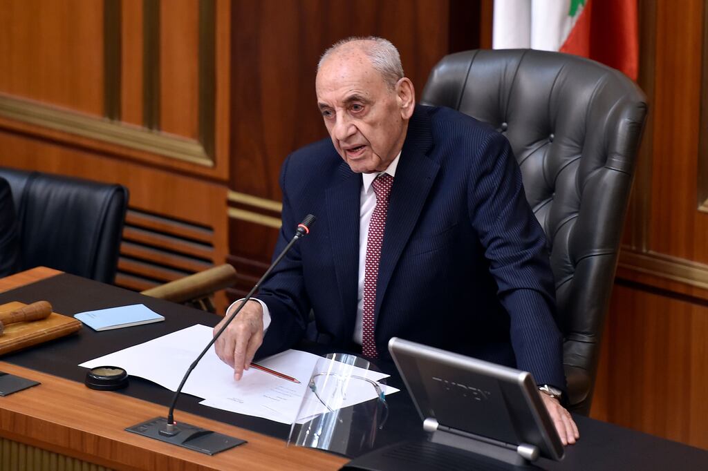 Lebanese parliamentary speaker Nabil Berri has been criticised for calling the session to elect a president while deeply divided politicians cannot agree on a consensus candidate. Photograph: Wael Hamzeh/EPA