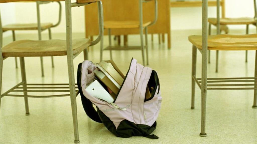 A schoolgirl who received head and arm injuries when a chair was swung at her by another pupil in a classroom at Rutland National School has been awarded €22,500 damages in the Circuit Civil Court. File photograph: Walter B McKenzie/Stone/Getty Images