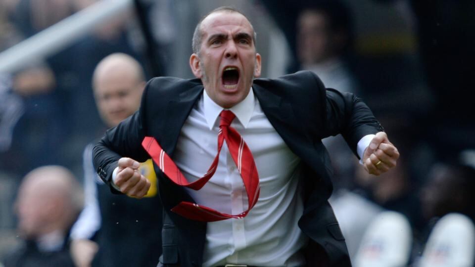 Sunderland manager Paolo Di Canio during the 3-0 win over Newcastle at St James’s Park. Photograph: Nigel Roddis/Reuters