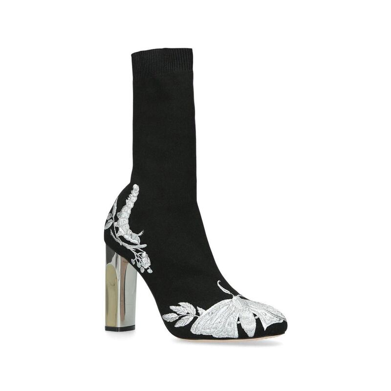 Embroidered ankle boot €895 by Alexander McQueen at Brown Thomas