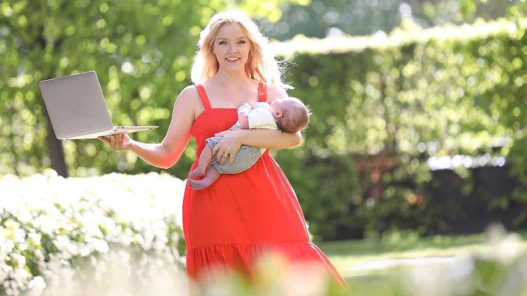 Dr Connie Dale celebrates receiving her final year results from RCSI University of Medicine and Health Sciences with her son Odhran
