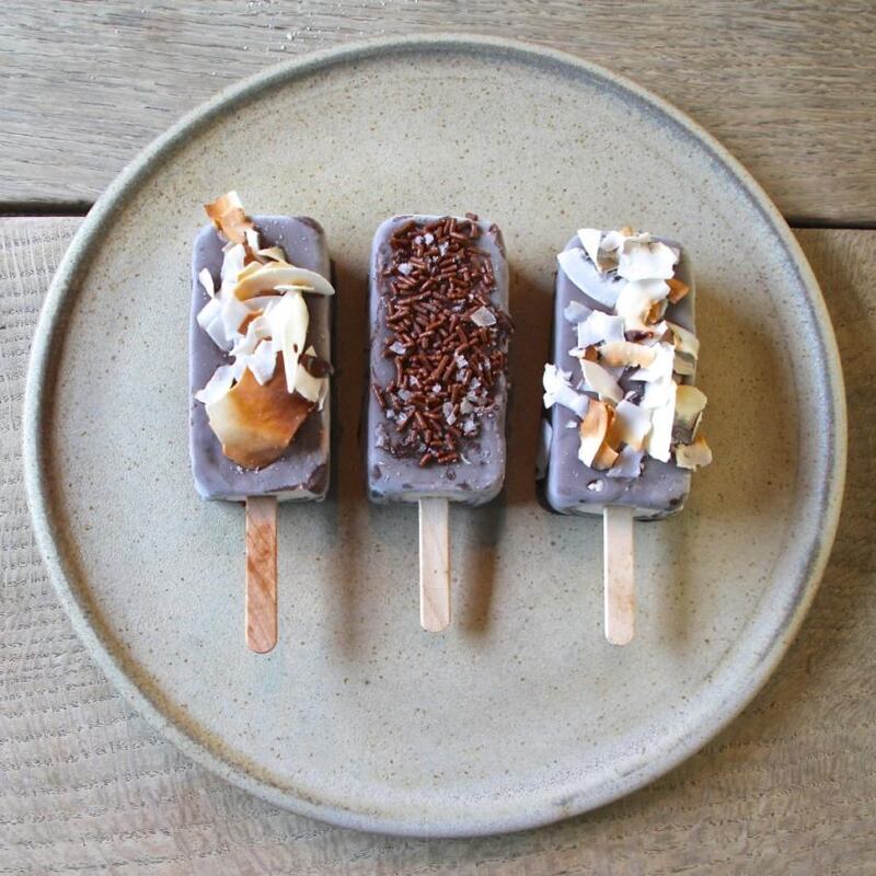 St Patrick’s Day dinner: Home-made choc ices