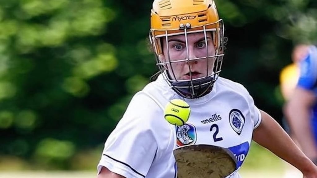 Annie Driver playing for John Mitchel's.