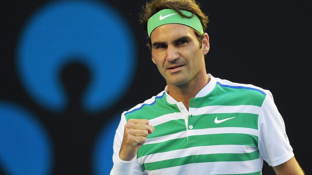 Roger Federer: barely needed to move out of first gear in his opening match.