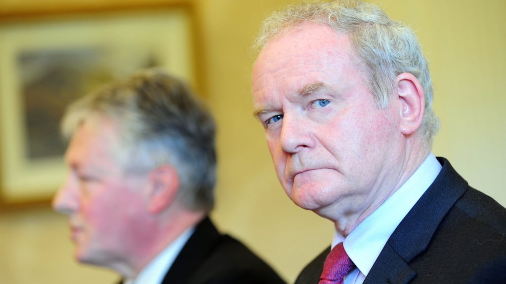 Northern Ireland’s Deputy First Minister Martin McGuinness. Photograph: Arthur Allison