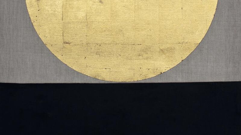 A detail from Patrick Scott’s Meditation Painting 28 (2007). Collection Imma and courtesy the artist and the artist estate