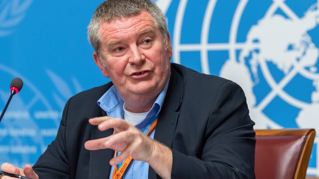 Michael Ryan of WHO’s health emergencies programme says accessing target communities to administer vaccines and treat patients is being hampered by hostility towards medical staff. Photograph: Martial Trezzini