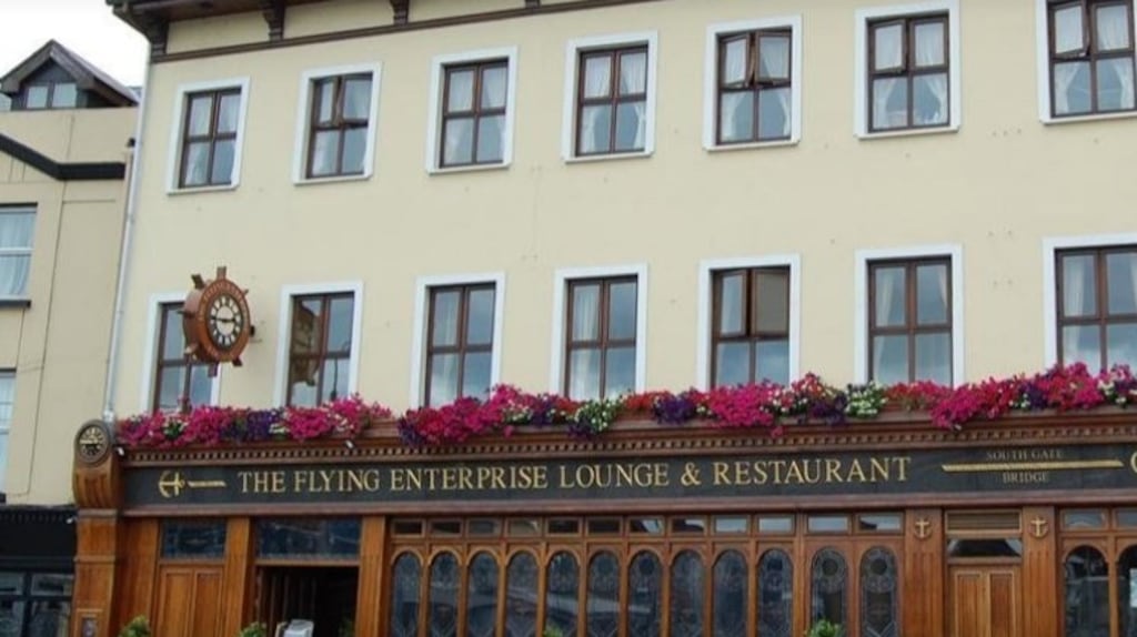 The Flying Enterprise pub in Cork where Cormac O Bruic claims he was sacked for speaking Irish.  Photograph: Google.