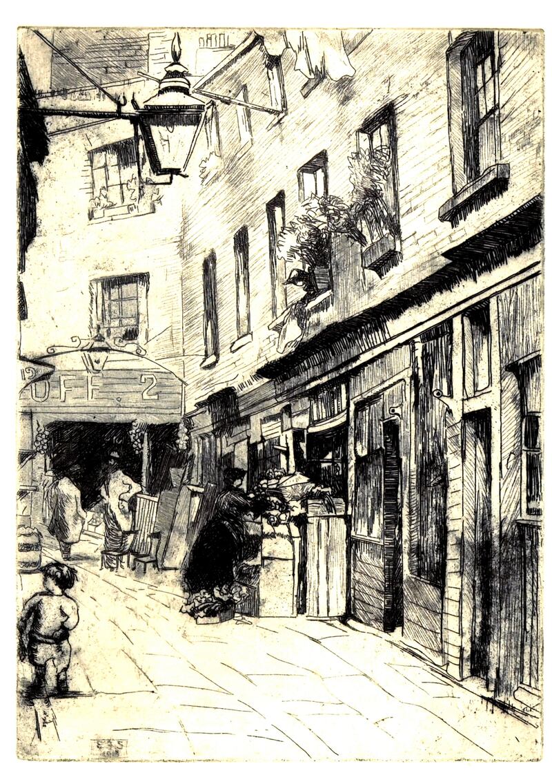 Estella Frances Solomons, The Leinster Market, c 1915. Photograph: The Trustees of the Estate of Estella Solomons