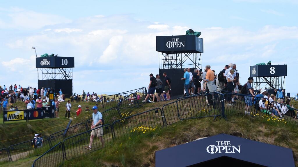 The 148th British Open golf Championship begins at Portrush golf club on Thursday morning. Photograph: Getty Images