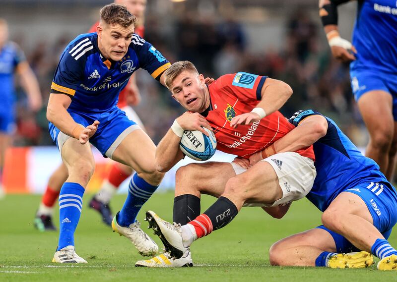 Jack Crowley: He is playing like a person who benefited massively from time in the Emerging Ireland environment. He should play outhalf against Ulster. Photograph: Dan Sheridan/Inpho