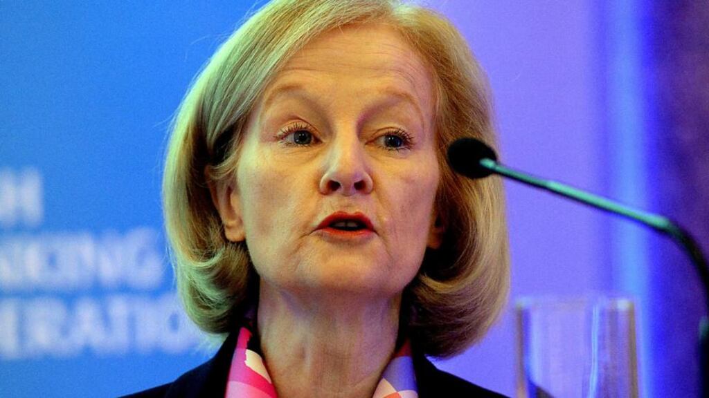 Danièle Nouy: said her institution “will not shy away from having banks wound up”. Photograph: Cyril Byrne