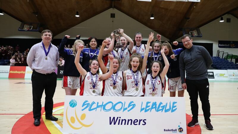 Mount Mercy Cork, winners of  the All-Ireland U-16 C girls’ Schools League