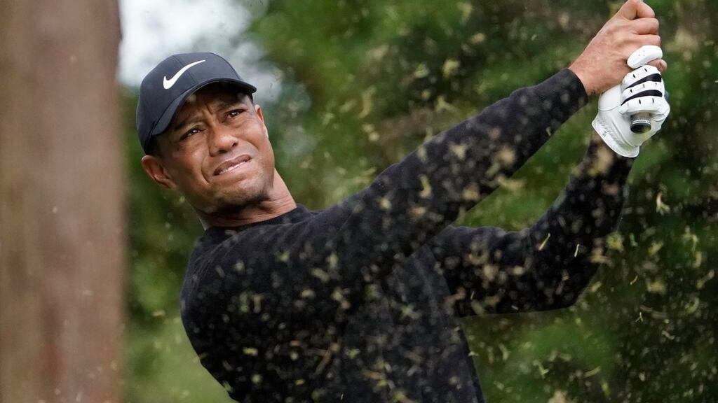 Tiger Woods shot a lowest round of the year 64 at the Zozo Championship in Japan on Thursday morning. Photo: Lee Jin-man/AP Photo