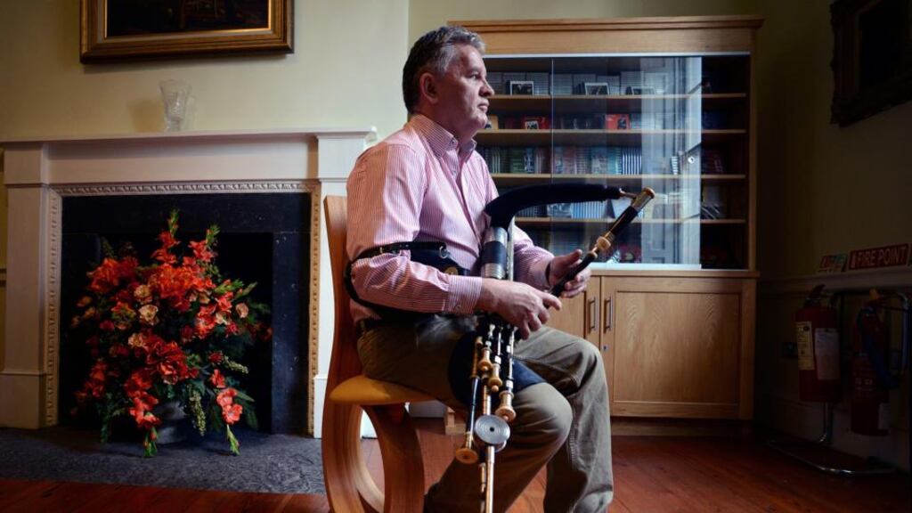 Gay McKeon of Na Píobairí Uilleann, the uileann pipers’ club, at their Henrietta Street centre in Dublin. The pipers’ future looks secure. But it was different 46 years ago, when Na Píobairí Uilleann had to be set up to protect an endangered species. Photograph: Dave Meehan