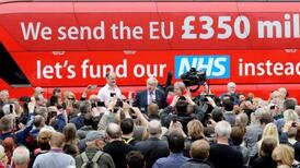 Theresa May vows to act on ‘Brexit bus’ NHS funding pledge