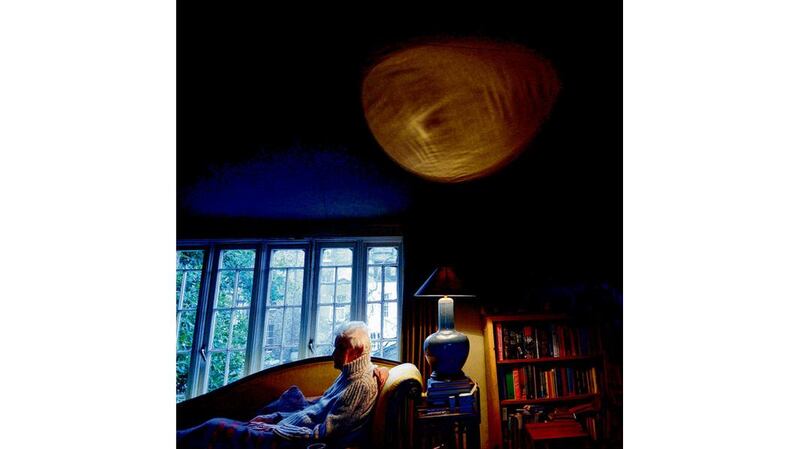 Light and shade: Patrick Scott at his home in Dublin. photographs: bryan o'brien