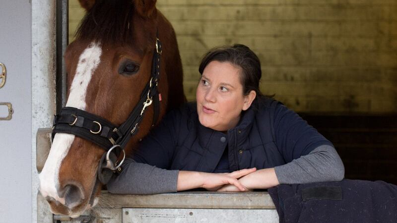 For Leslie, riding a horse is like a form of meditation; she finds the bond between herself and her horse therapeutic. Photograph: Declan Devlin