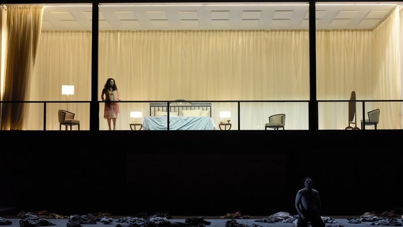 A performance of Samson et Dalila at the Opéra Bastille in Paris. Photograph: Vincent Pontet A performance of Samson et Dalila at the Opéra Bastille in Paris. Photograph: Vincent Pontet