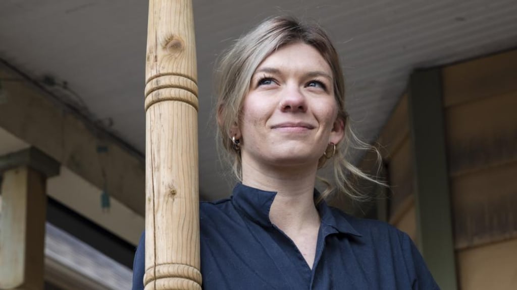 Annie Rauwerda is the creator of popular Instagram account, Depths Of Wikipedia. Photograph: Elaine Cromie/The New York Times