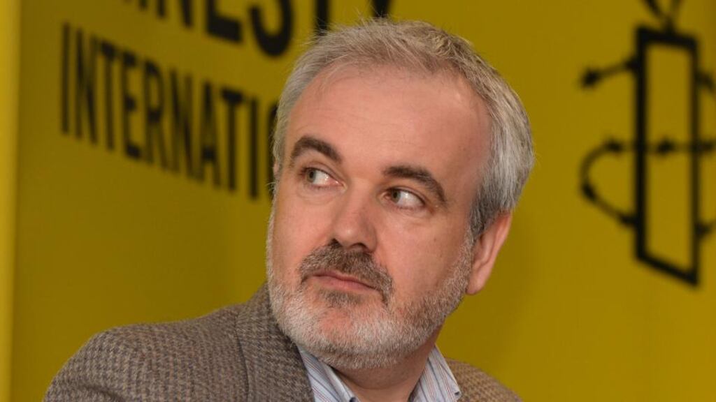 Amnesty International Ireland directory Colm O’Gorman said Government departments should place people’s rights at the centre of spending decisions. Photograph: Alan Betson/The Irish Times