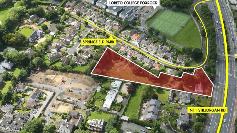 Foxrock, Dublin 18: site has permission for a mix of homes and apartments near Foxrock and Cabinteely villages.