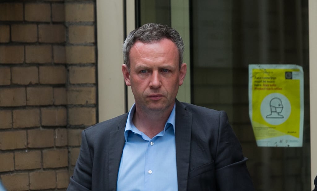 Paul O'Gorman pictured on Monday at the Coroners Court inquest into the death of his brother Tom O'Gorman.
Photograph: Gareth Chaney/ Collins Photos