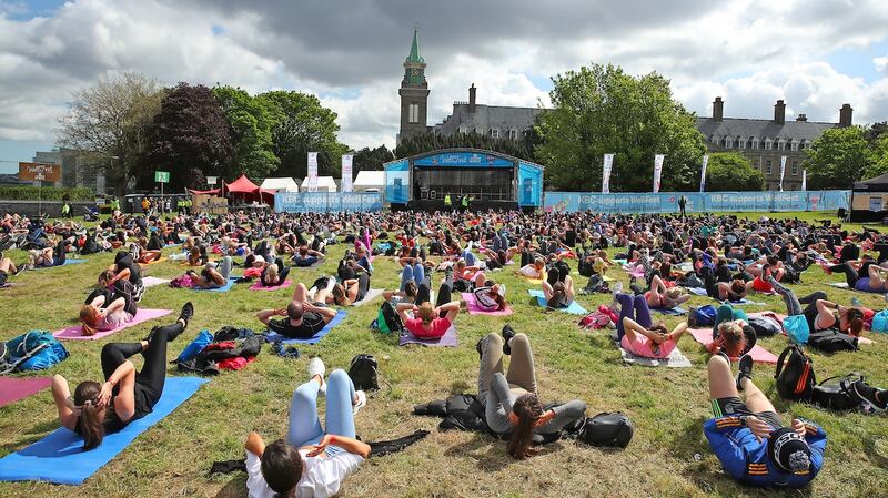 The main stage at Wellfest 2019 at the gardens at Royal Hospital Kilmainham.