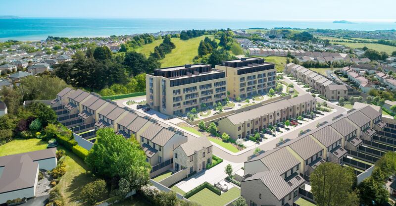 Aerial view of Seamount Rise, Malahide