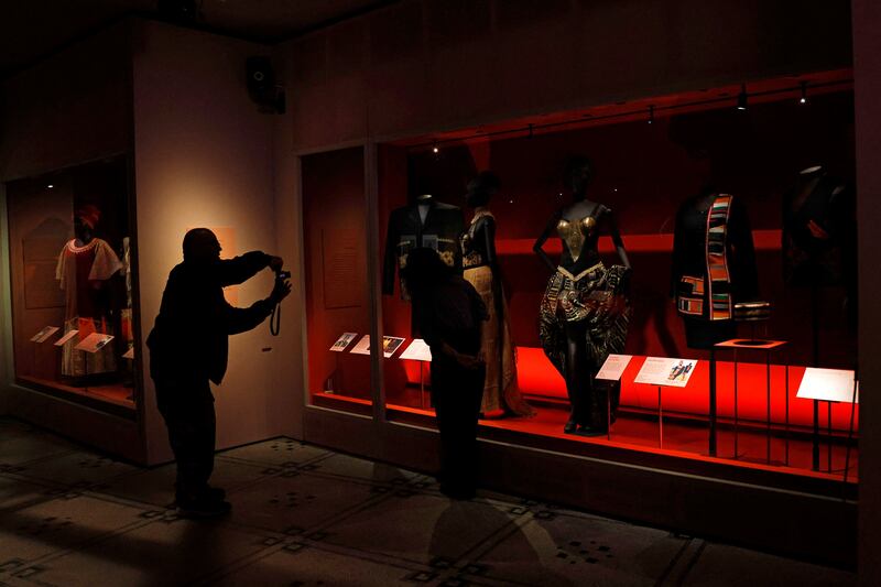 The dress know as Tuareg Artistry, designed by Alphadi.