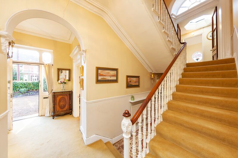 The entrance hallway.