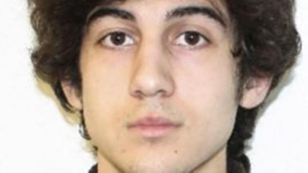 Dzhokhar Tsarnaev, who was convicted of 30 federal charges relating to the twin bombings at the Boston Marathon finishing line in 2013. Tsarnaev’s lawyers have urged the jury in the case not to grant him the death penalty. Photograph: FBI handout/Reuters