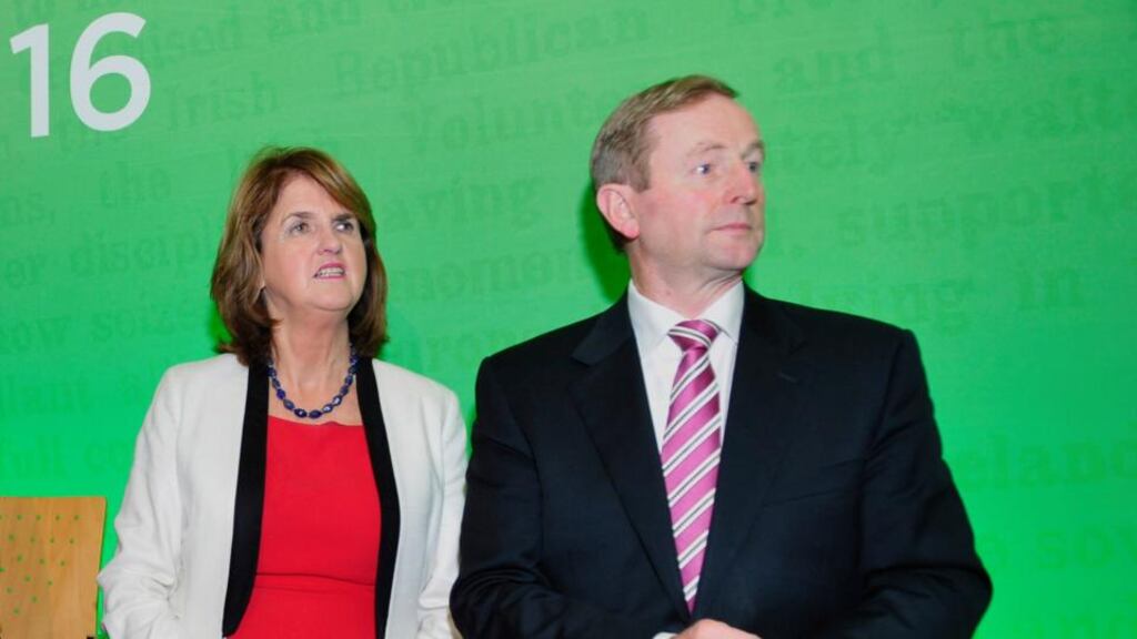 The Coalition parties, led by Joan Burton and Enda Kenny, still remain confident this Government will see out its full term in office. Photograph: Aidan Crawley/The Irish Times.