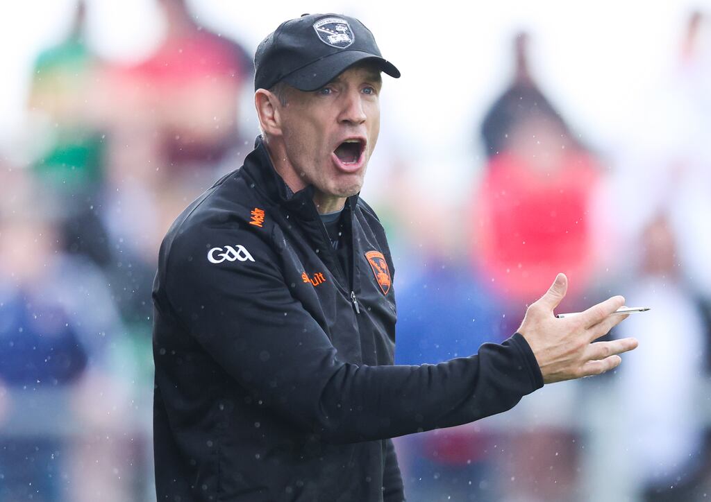Kieran McGeeney: his Armagh side have been unlucky in recent years, losing an Ulster final and two All-Ireland quarter finals – all via penalty shoot-outs. Photograph: Tom Maher/Inpho