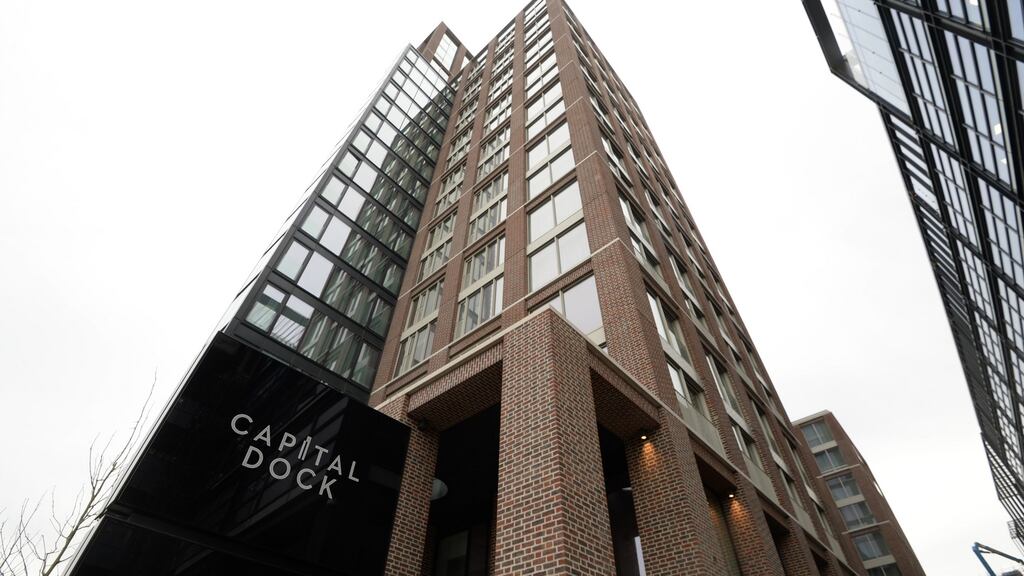 Capital Dock apartments, Sir John Rogerson’s Quay. Photograph: Dara Mac Dónaill