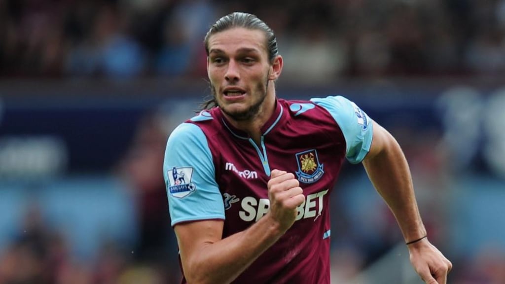Andy Carroll is expected to agree  West Ham United transfer this week.  Photograph: Jamie McDonald/Getty Images