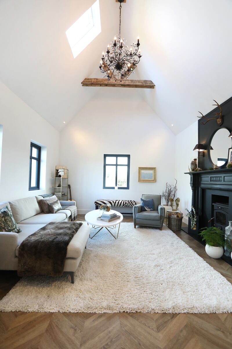 Livingroom at Grey Gate Lodge, Foxford.
