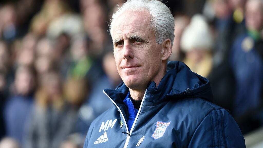 Mick McCarthy: reports that a deal could be concluded by the weekend appear to be premature. Photograph: Joe Giddens/PA Wire
