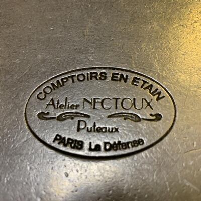 A Rolls-Royce of counters: the Nectoux stamp on the bar at Le Vaudésir