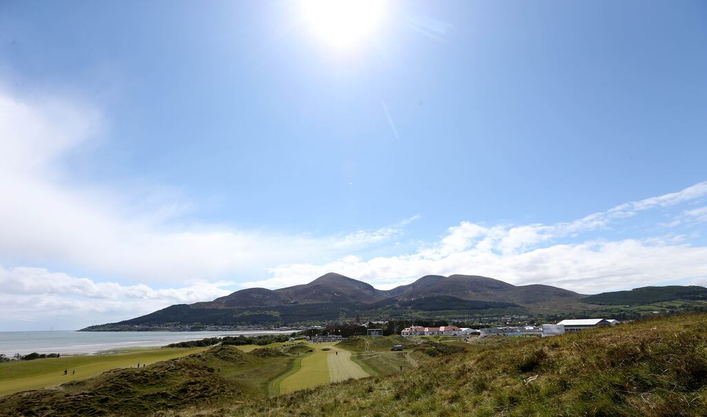 A view of Royal County Down. The golf club previously hosted the Irish Open on four occasions – in 1928, 1935, 1939 and 2015. Photograph: Presseye/Matt Makey/Inpho