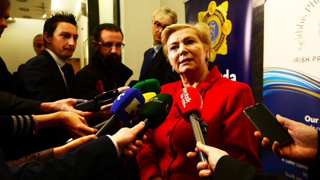 Minister for Justice Frances Fitzgerald said issues of tobacco smuggling, fuel laundering, fraud, cyber crime and human trafficking will be dealt with in a more focused way by the cross-Border taskforce. File photograph: Cyril Byrne/The Irish Times
