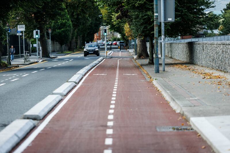 The Beatty’s Avenue to Herbert Park Active Travel Scheme is part of the Dodder Greenway, a key scheme in Dublin city's active travel network. Photograph: Conor McCabe